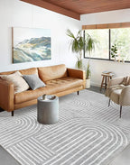 Lahome Abstract Area Rug 5x7, Soft Washable Rugs by Lahome