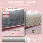 Amdrebio Pink Area Rugs for Bedroom Girls, Cute Fluffy Fuzzy Shag Rug 5x7 for - Image 6