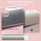 Amdrebio Pink Rugs for Girls Bedroom, 9x12 Large Fluffy Area Rugs for Living - Image 7