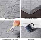 HappyTrends Kitchen Mat Cushioned Anti-Fatigue Floor Mat, Thick Waterproof - Image 4