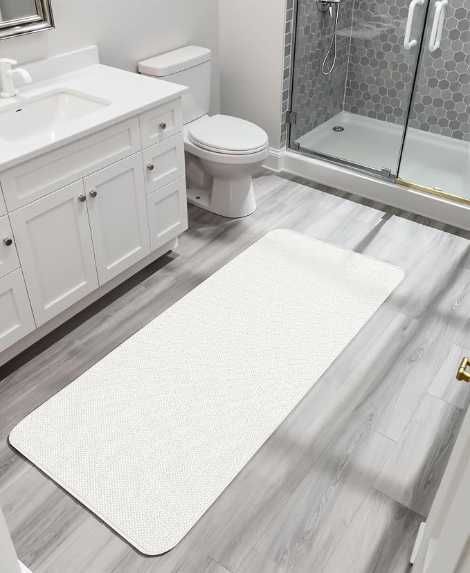 Bosap Bath Mat, Ultra Thin Bathroom Runner Rugs, Large Bath Mats - Image 6