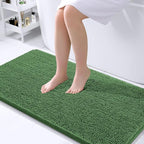 OLANLY Bathroom Runner Rugs 44x24, Soft Absorbent Chenille Bath Rugs, Rubber by OLANLY