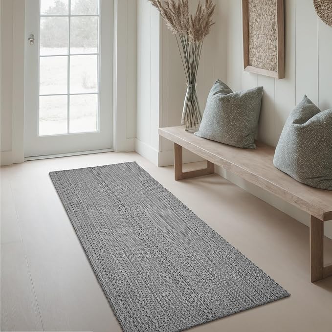 MatEssenz Runner Rug – Boho 2x6 ft Hallway Runner Rug Washable Non-Slip by MatEssenz