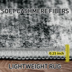 5x7 Area Rugs Washable Rug: Modern Abstract Living Room Rug Soft Anti-Skid Thin - Image 8