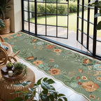 Lahome Floral Washable Runner Rug, Boho Ultra-Thin Kitchen Runners - Image 3