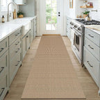 KOZYFLY 3x7 Washable Kitchen Runner Rug, Non Slip Wide Runners - Image 2