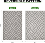 RURALITY Outdoor Rugs 9x12 Feet - Image 2
