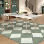 Lahome Zelie Checkered Washable 5x7 Rugs - Image 2