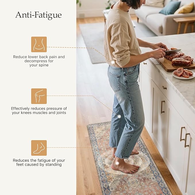 GENIMO Kitchen Mats for Floor, Waterproof Anti Fatigue Mat, Comfort Standing - Image 3