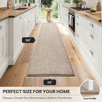 PURRUGS Dirt Trapping Door Mat 24" x 84", Non-Slip Machine Washable Entryway Rug - Image 8