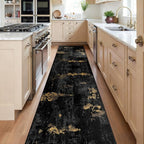 RELEANY Washable Area Rugs 2'x10' Non-Slip Modern Abstract Soft - Image 2