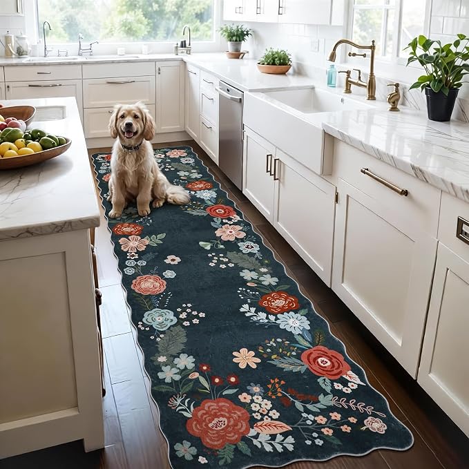 Washable Rug Runner, 3x8 Carpet Runners by Homcomoda