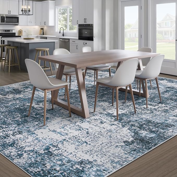 pmtsns Area Rugs 9x12 for Living Room: Washable Rug Modern Abstract Neutral - Image 7