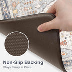 Collive Boho Kitchen Mats for Floor 2 PCS, Cushioned Anti Fatigue Kitchen Floor - Image 5