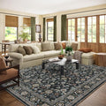Washable Area Rugs for Living Room: 8x10 Bedroom Rug Vintage Boho Area Rug by palohom