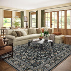 Washable Area Rugs for Living Room: 8x10 Bedroom Rug Vintage Boho Area Rug by palohom