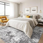 Large Area Rugs 12x15 Living Room: Washable Large Abstract Modern Soft Stain - Image 4
