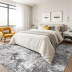 10x12 Area Rug Living Room: Washable Large Abstract Modern Soft Rugs Stain - Image 4