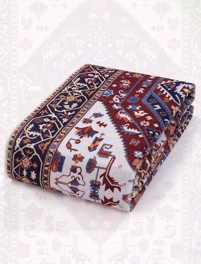 SERISSA Runner Rug for Hallways, Extra Long Boho Rug Ultra Soft Vintage - Image 7