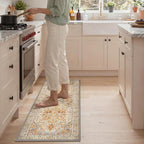 GENIMO Kitchen Rugs Non Slip Washable, Cushioned Standing Mat, Kitchen Runner - Image 5