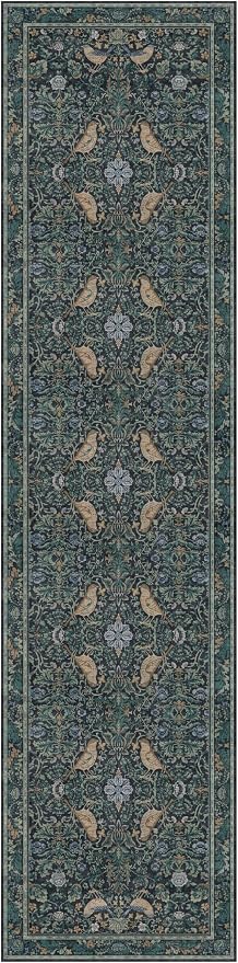 Vintage 3x12 Wide Hallway Runner Rug, Washable Extra Long Runner Rugs - Image 4