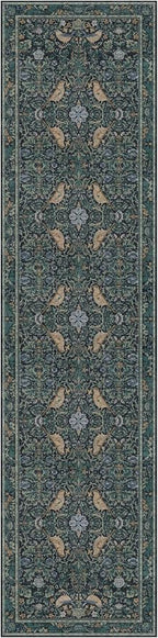 Vintage 3x12 Wide Hallway Runner Rug, Washable Extra Long Runner Rugs - Image 4