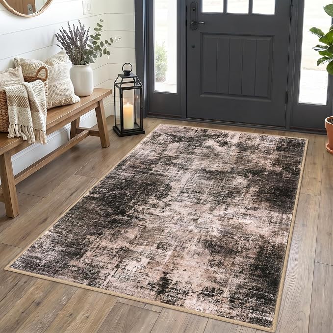 IOHOUZE Abstract Area Rug 4x5 Ft Washable Rugs by iOhouze