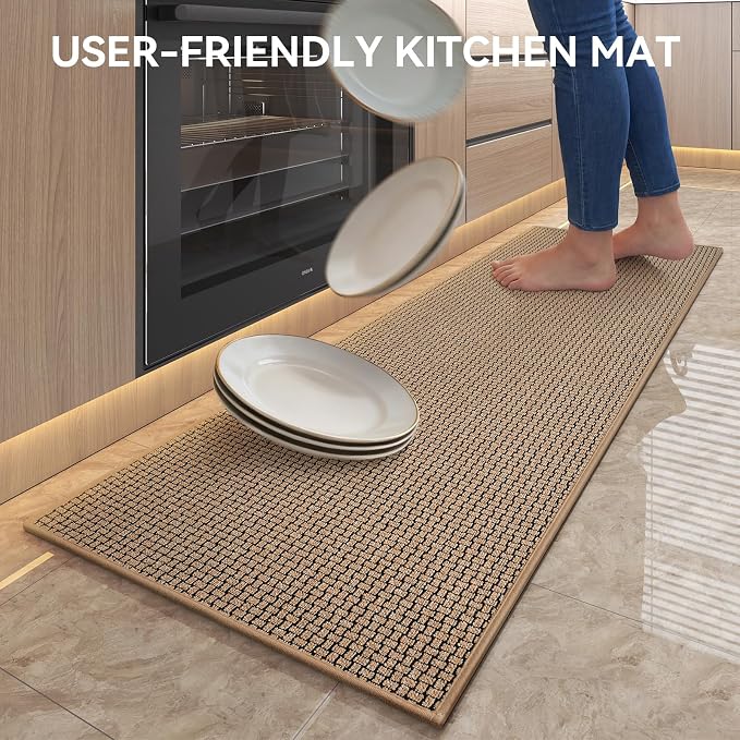 Kitchen Mats for Floor, Super Absorbent Kitchen Rugs Non Slip Washable - Image 3