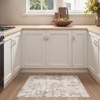 UERMEI 2x3 Entryway Area Rug: Washable Neutral Modern Abstract Small Rug - Image 5