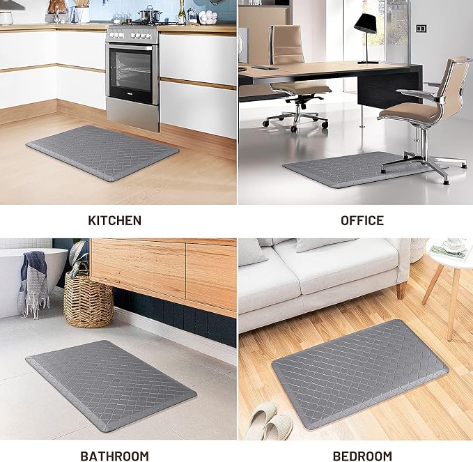 HappyTrends Kitchen Mat Cushioned Anti-Fatigue Kitchen Rug, 17.3"x 28" - Image 7
