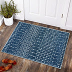 Lahome Moroccan Indoor Rugs for Entryway 2x3 Area Rug Non-Slip Backing Washable by Lahome