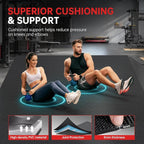 GymCope Extra Large Exercise Mat, Shoe-Friendly, High-Density, Weight Lifting - Image 2