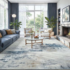 Toneed Abstract Area Rug 6x9 Modern Washable Rug Soft Non Slip Rug Low Pile - Image 4