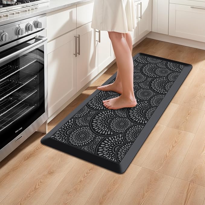 Mattitude 4/5 Inch Kitchen Mat, 17.3x39in Heavy Duty Ergonomic Comfort Foam by Mattitude