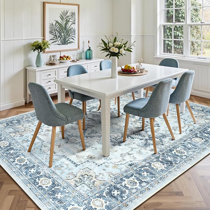 Lofus 5x7 Area Rugs for Living Room, Machine Washable Non-Slip Area Rug - Image 9