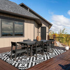 Outdoor Patio Plastic Straw Rug - Image 5