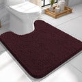 OLANLY Toilet Rugs U-Shaped 24x24, Extra Soft Absorbent Chenille Contour by OLANLY
