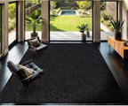 CAMILSON Easy Jute Rug 8x10, Indoor Outdoor Dark Gray Black Farmhouse Area Rugs by CAMILSONIndoorOutdoorAreaRugs