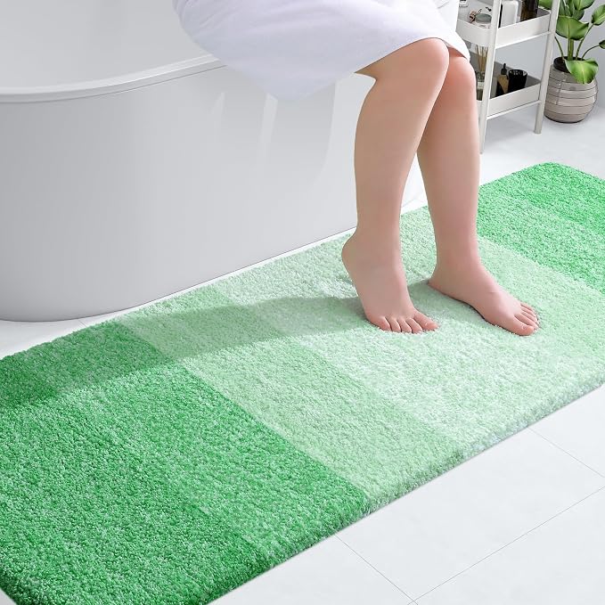 OLANLY Bathroom Runner Rugs Mat 70x24, Extra Soft Absorbent Microfiber Bath Rugs by OLANLY