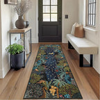 GarveeHome 2.5x8 Jungle Hallway Runner Rug, Soft Green Animal Long Kitchen - Image 3