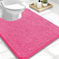 OLANLY Toilet Rugs U-Shaped 24x20, Extra Soft Absorbent Chenille Contour by OLANLY