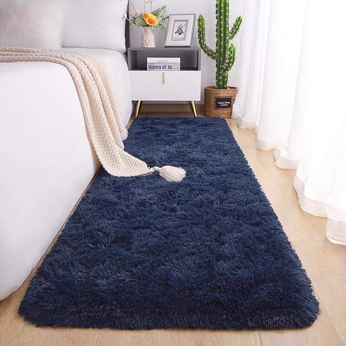 Chicrug Soft Runner Rugs for Bedroom Living Room Plush Fluffy Rug 3x8 Feet by ChicrugHomeDecor