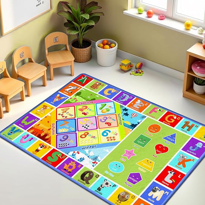 3x5 Small Kids Classroom & Playroom Rug - Image 6