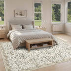 6×9 Washable Large Area Rugs for Living Room, Floral Soft Rug Non Slip Stain - Image 6