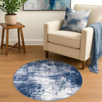 IOHOUZE Round Area Rug 3 Ft Circle Entryway Rugs Round Washable Door Mat Indoor - Image 3