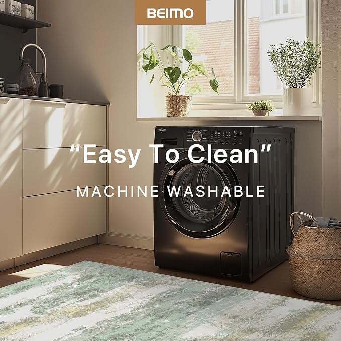 BEIMO Area Rugs 9x12 for Living Room Bedroom, Modern Abstract Machine Washable - Image 7