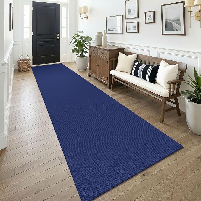 KOZYFLY 3x14 Runners Rugs for Hallway, Long Washable Runner Rug, Non Slip by KOZYFLY