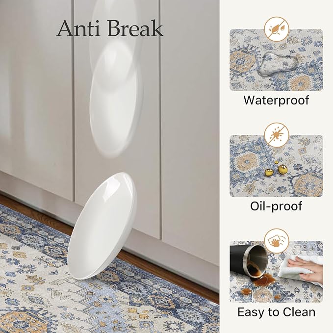 GENIMO Kitchen Mats for Floor, Waterproof Anti Fatigue Mat, Comfort Standing - Image 5