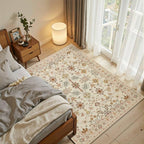 Rugxara Floral Rug for Living Room Bedroom, 3x5 Washable Area Rug, Vintage Boho - Image 3