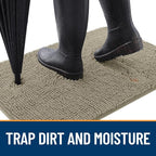 OLANLY Dog Door Mat for Muddy Paws 59x24, Absorbs Moisture and Dirt, Absorbent - Image 2